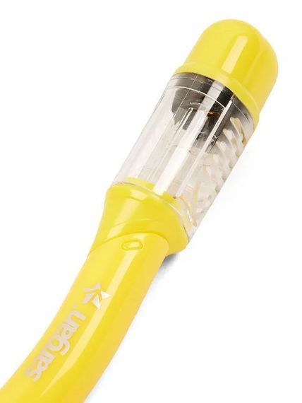 Трубка Sargan Снорклер сухая 2 клапана желтый