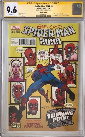 CGC Spider-Man 2099 #4. Автограф Грег Ленд. Состояние 9,6