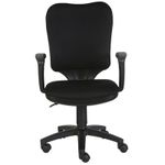 Кресло оператора Бюрократ CH-540AXSN/26-28 ткань черная