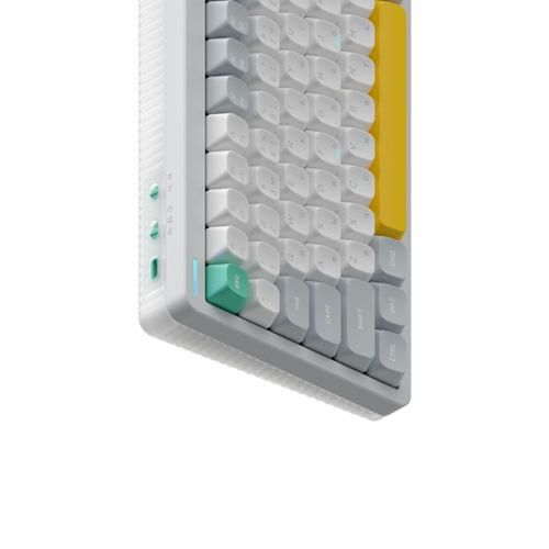 Беспроводная механическая клавиатура QMK Nuphy Halo75 V2 Ionic White, RGB, Hot Swap, Lemon Switch (Halo75v2-IW-32)