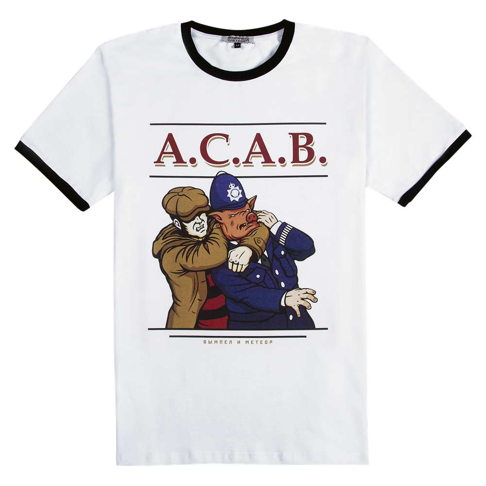 Футболка ACAB белая