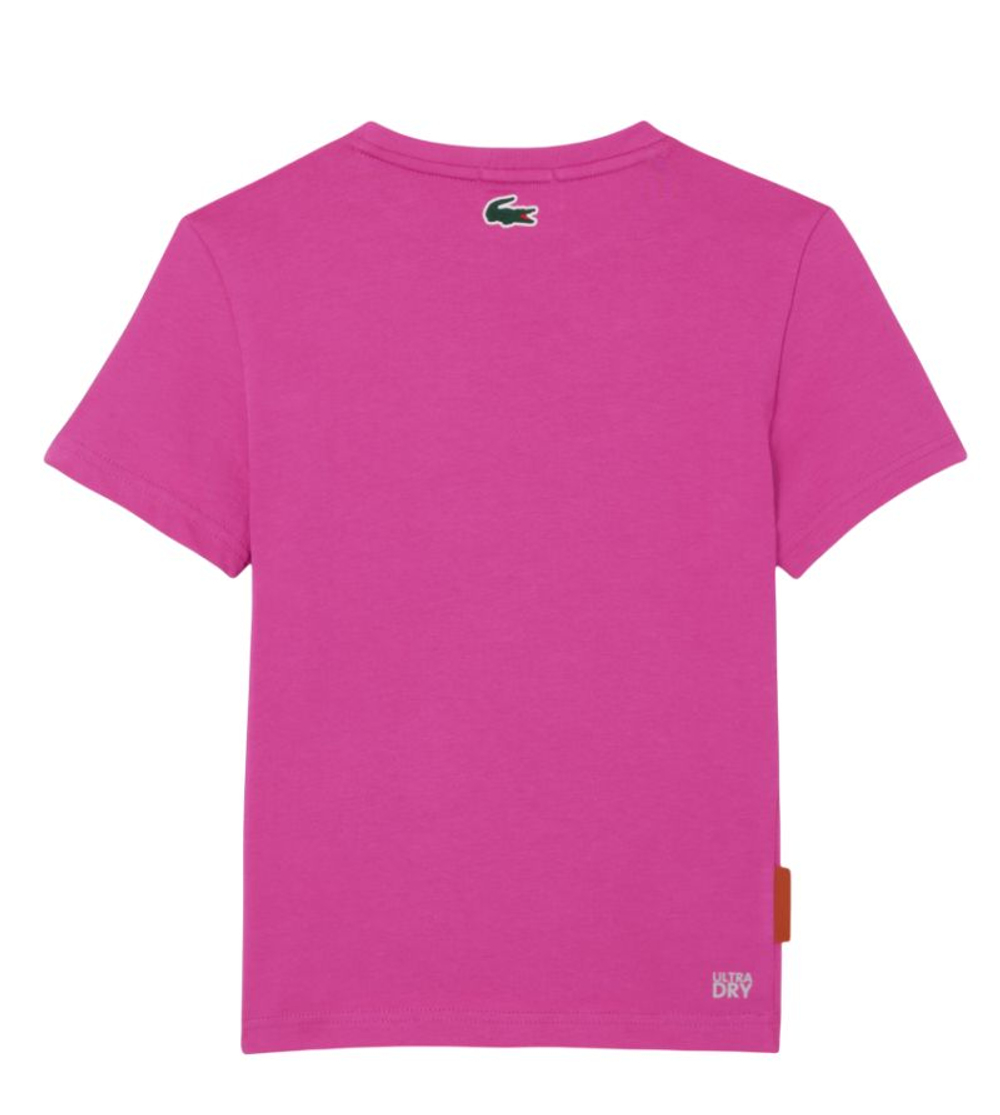 Детская теннисная футболка Lacoste Kids Roland-Garros Edition Jersey Tennis