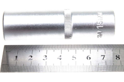 Головка торцовая удлиненная МАСТЕР (15 мм; 1/2"; Cr-V; FLANK) Зубр 27726-15