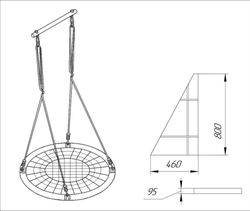 Детский спортивный комплекс для дачи ROMANA Акробат - 2