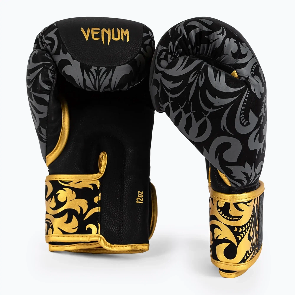 Боксёрские перчатки Venum x Ilia Topuria Unmatched Boxing black/gold