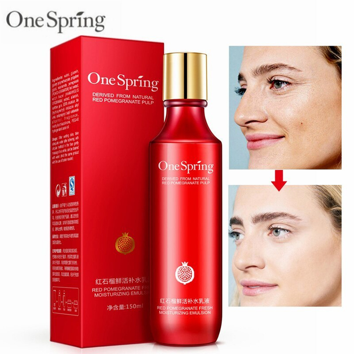 Эмульсия One Spring Увлажняющая освежающая с экстрактом красного граната 150 мл