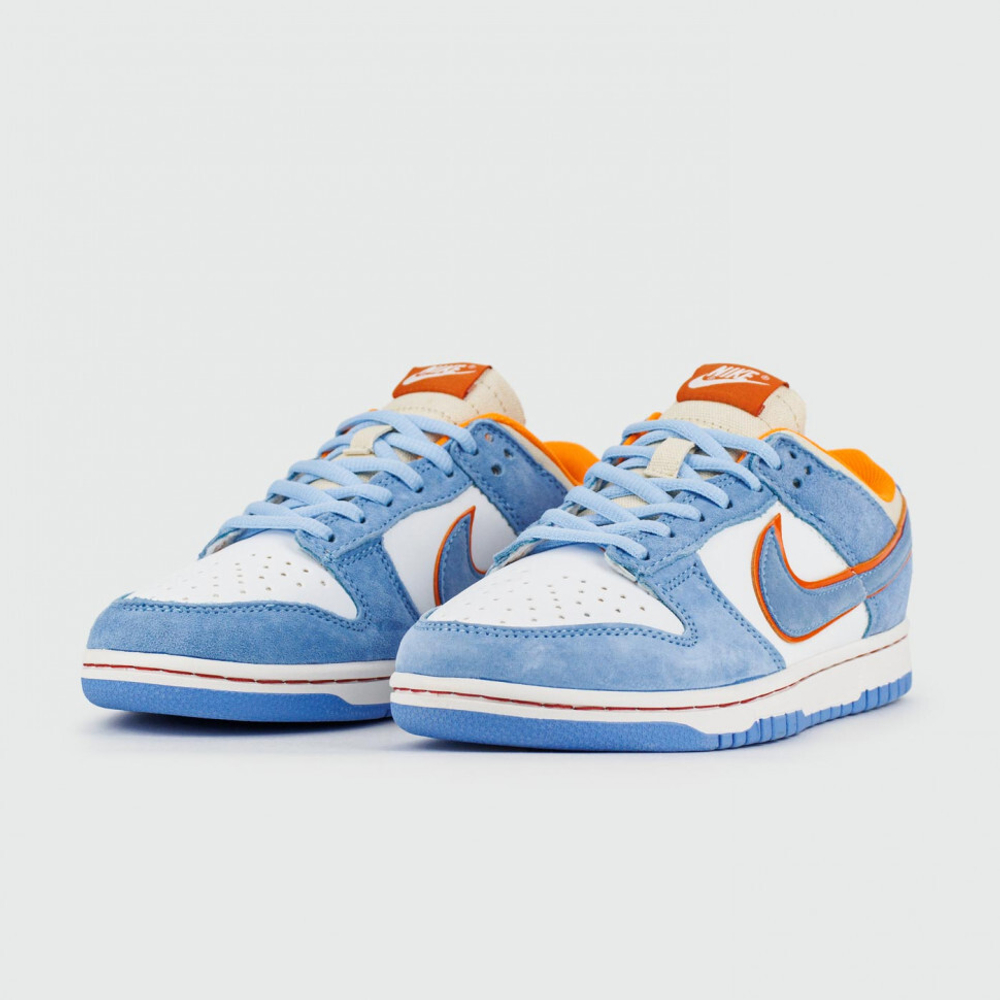 кроссовки Nike Dunk Low Blue / White Wmns