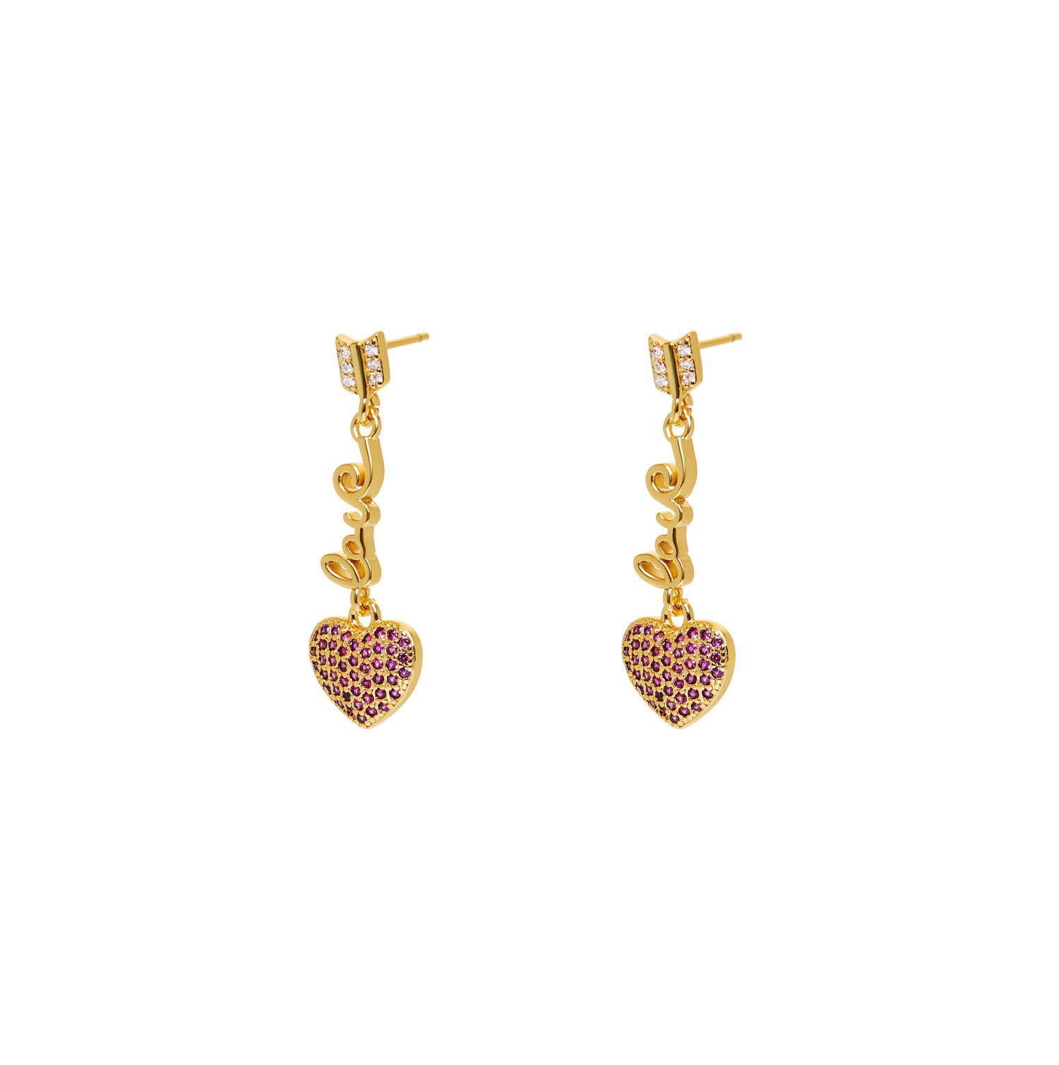 Серьги Lovable Heart Earrings – Red
