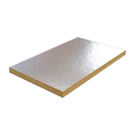 Плита из минеральной ваты на основе горных пород базальтовой группы кашированная армированной алюминиевой фольгой ТЕХ БАТТС 125, РОКВУЛ