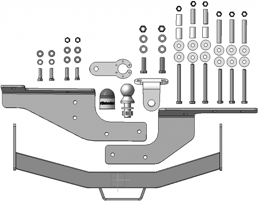 Фаркоп Motodor Great Wall Hover H3/H5, Haval H5 арт.93102-FE
