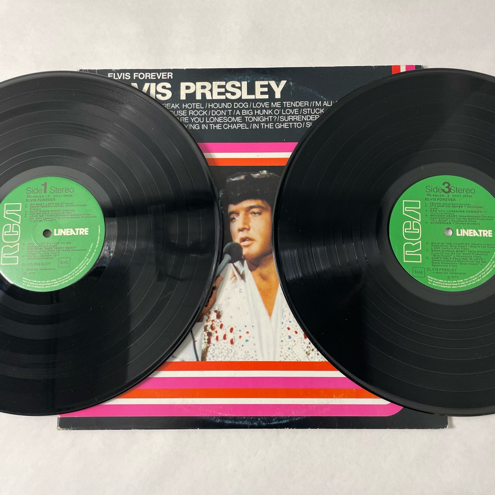 Винтажная виниловая пластинка LP Elvis Presley Элвис Пресли, Elvis Forever (Италия 1975)