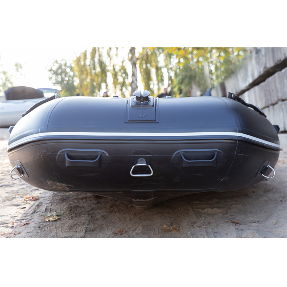 Надувная ПВХ-лодка BADGER Heavy Duty 370 AL, Черный