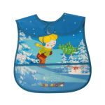 Нагрудник "Спорт" ПВХ на липучке с карманом 36*29 см 1048 (Бусинка)