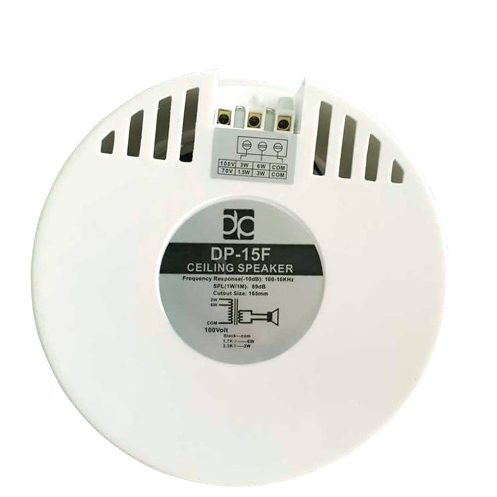 Direct Power Technology DP-15F 5' АС потолочная, закрытая, 3W-5W, 100V, высота 160mm, цвет белый