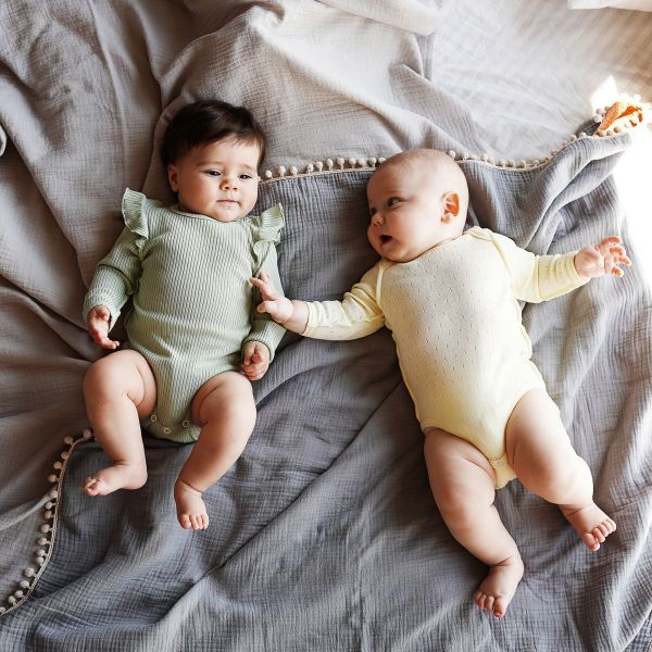 Боди с длинным рукавом и крылышками 