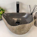 Раковина из речного камня RS-65373 46*33*15 0861