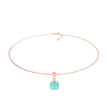 Колье Qudo Firenze soft aqua 400413.1 BL/RG