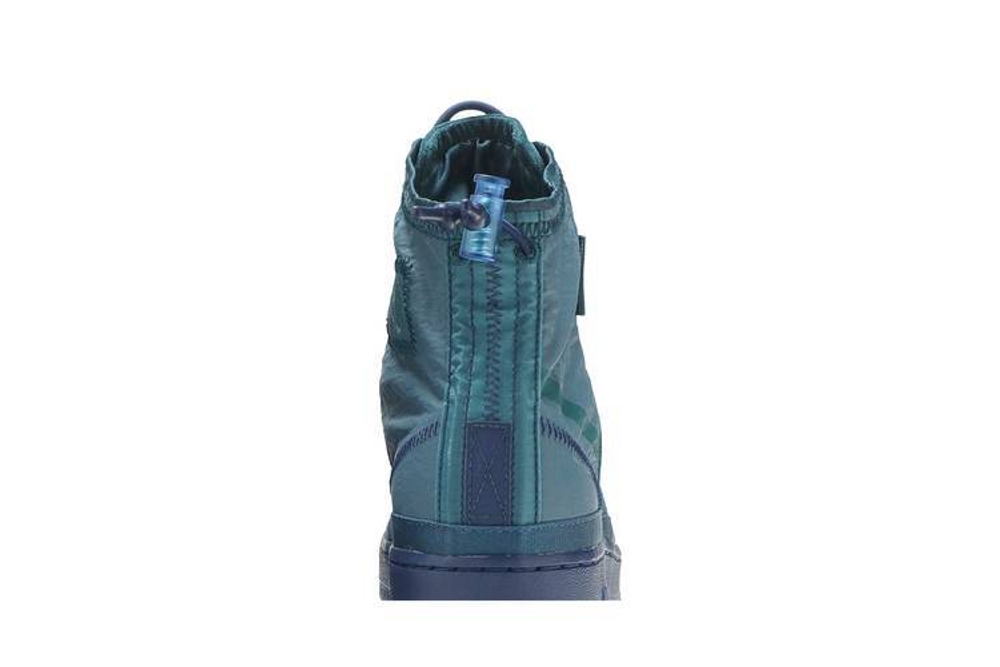Кроссовки Nike Air Force 1 Shell Midnight Turquoise (Женская размерная сетка)
