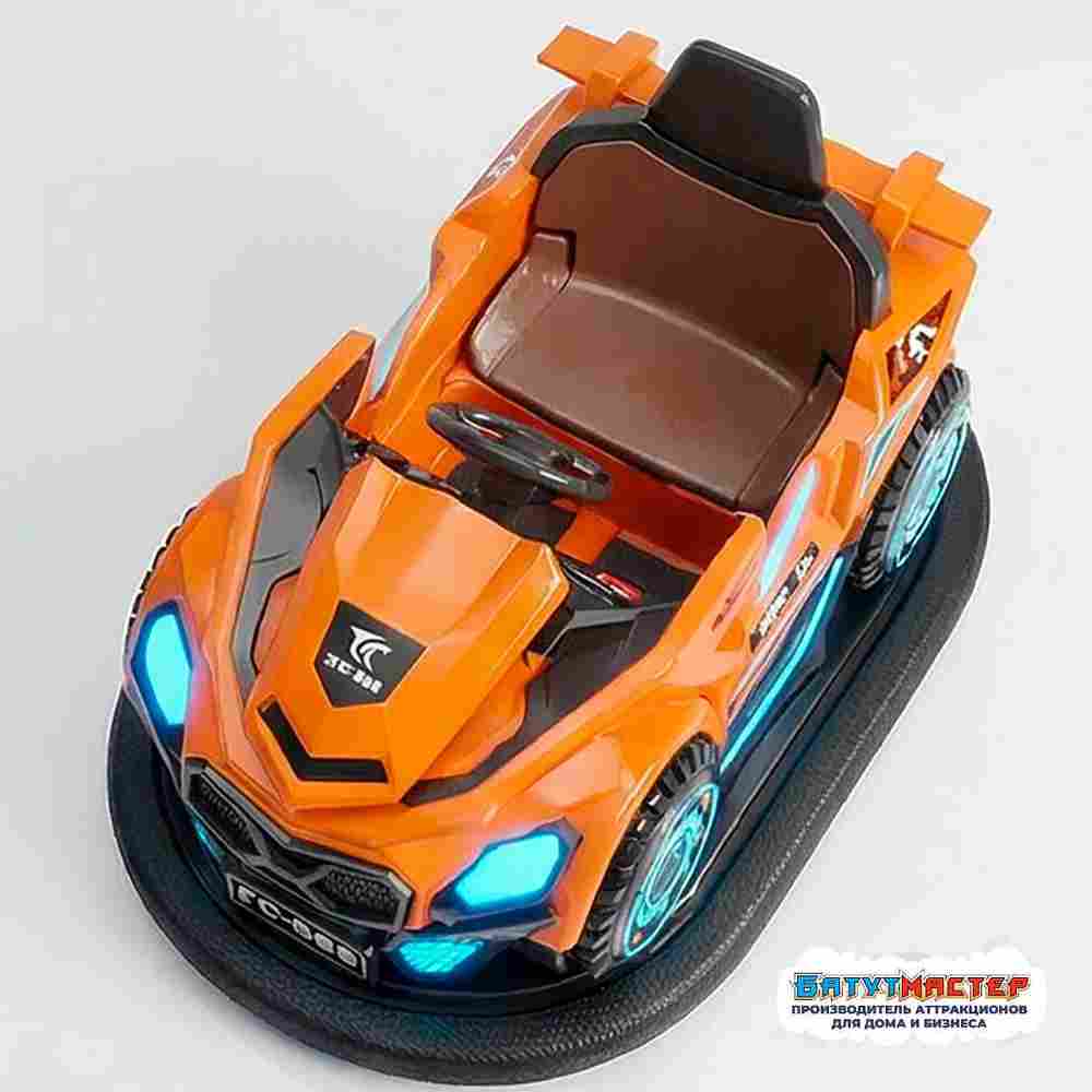 Бамперная электромашинка «Огненный неон» для автодрома, плавное управление