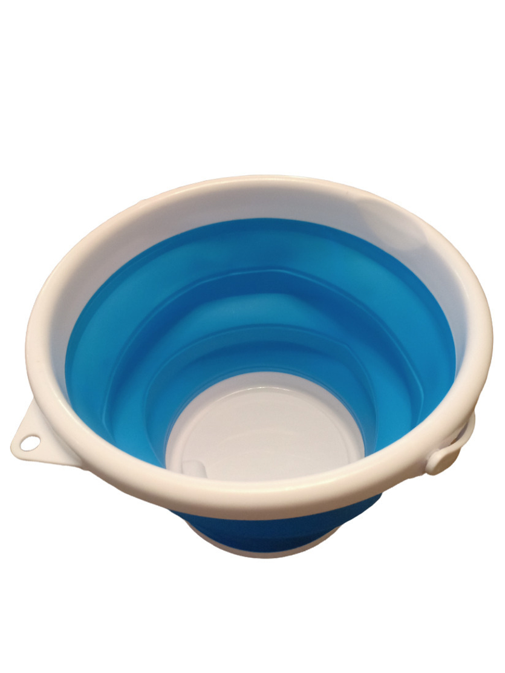 Ведро складное 10 литров, круглое, цвет синий