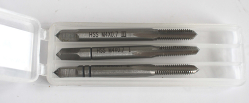 Метчик компл. DIN-352/3 М4 HSS HT-040