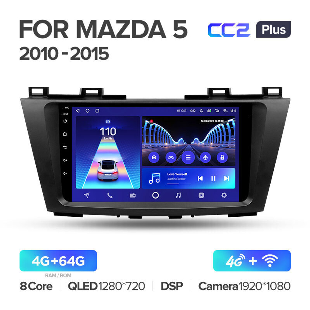 Teyes CC2 Plus 9" для Mazda 5 2010-2015