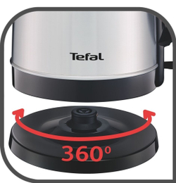 чайник электрический Tefal металл 1.7л 2200Вт
