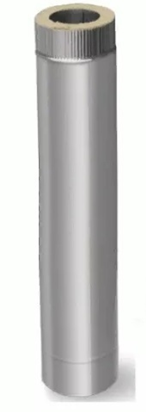 Сэндвич-труба D100*200 1м оц+нерж. (0,5 мм)