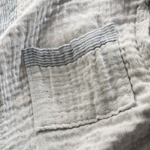 Детский халат Melinda из органического муслина | синий