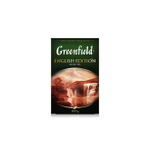 Чай листовой GREENFIELD "English Edition" черный цейлонский крупнолистовой 200 г