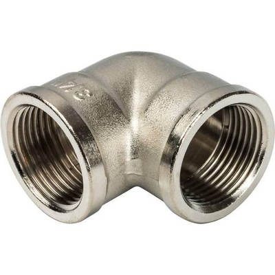 Угольник STOUT никелированный 3/4" ВР/ВР