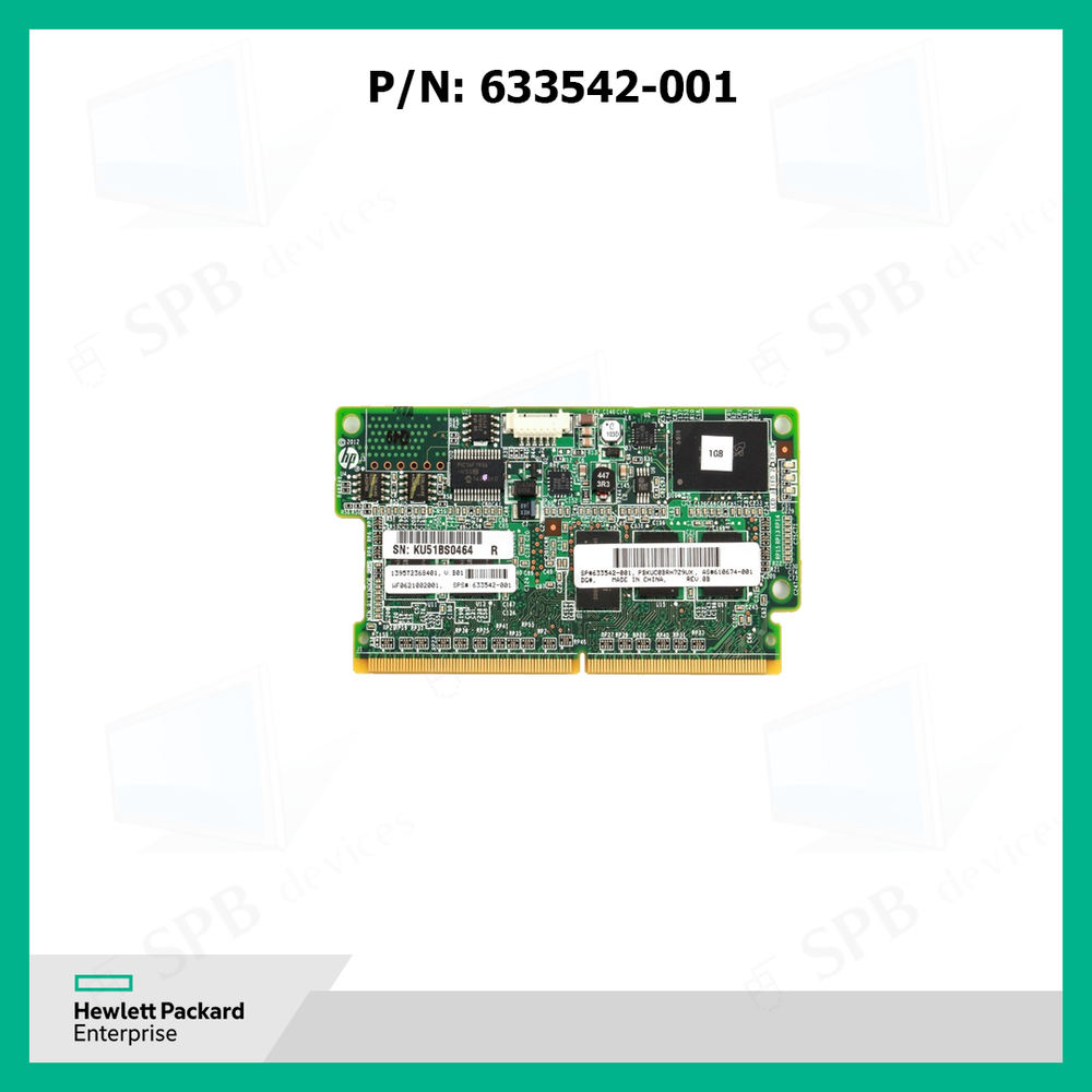 Модуль Кэш-памяти HP 633542-001 Gen8 Smart Array P420 / 1GB FBWC 6Gb Raid Controller 631679-B21, 633538-001