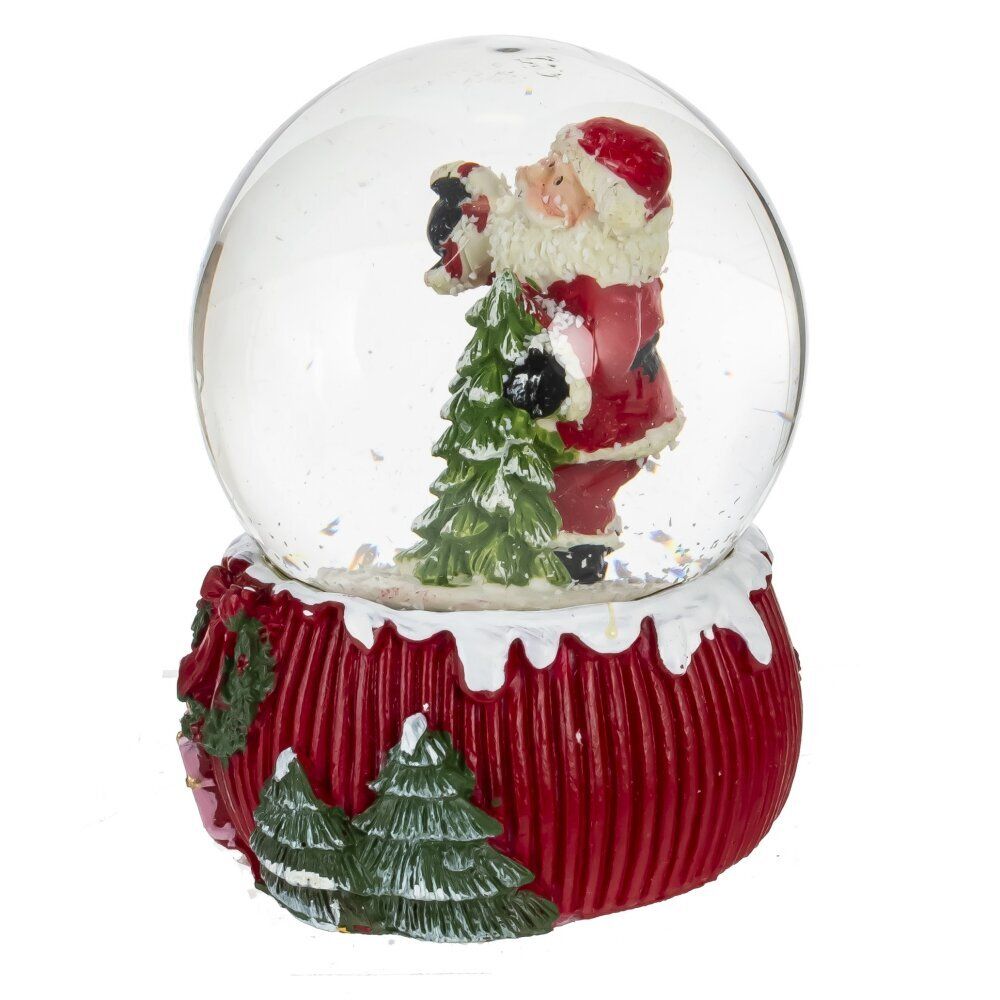 GAEM Фигурка декор в стекл шаре "Мишка/Снеговик/Дед Мороз/Олень", D 6.5 см, L6,5 W6,5 H9 см, 4в.