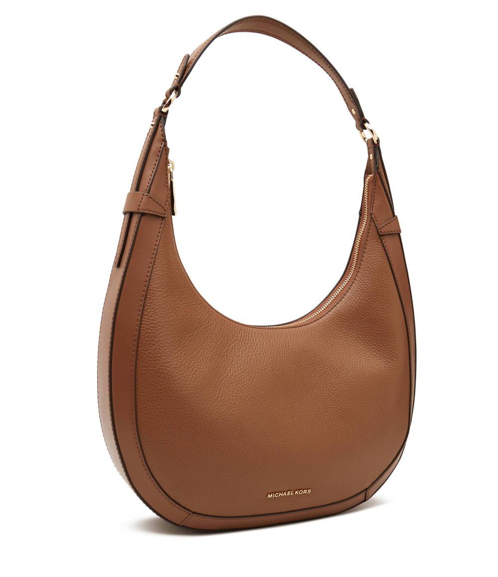 Кожаная сумка хобо lg crescent tz Michael Kors - коричневый(30S4G0PH9L)