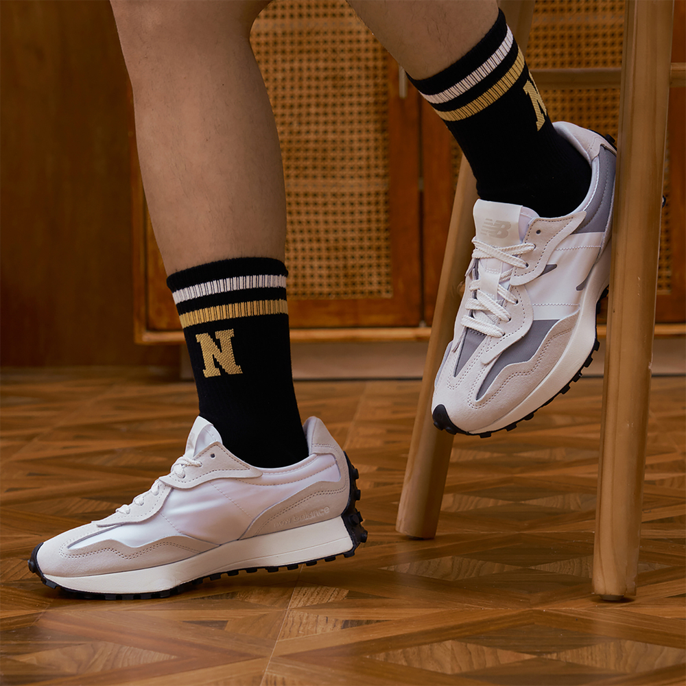 New Balance 327 Grey Matter White