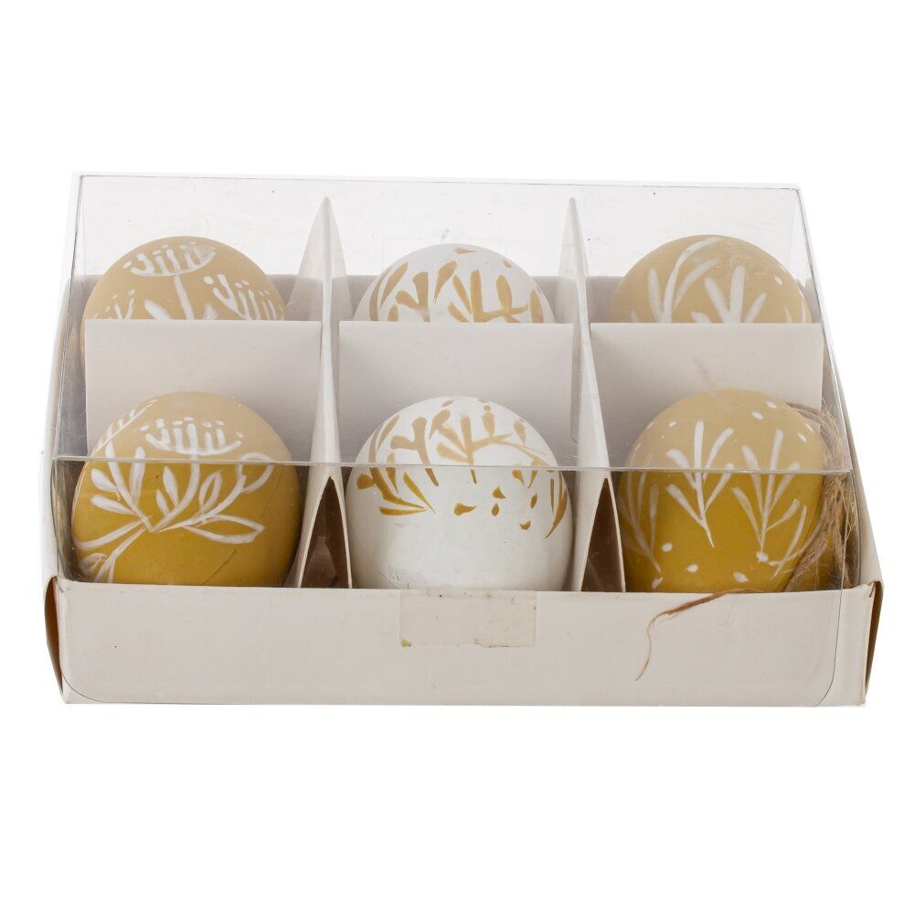 GAEM Набор из 6-ти изделий декоративных подвесных "Яйцо" (3,5*5,5), L15 W13 H5 см