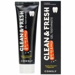 CNS Паста зубная гелевая Clean&Fresh с бамбуковым углем и перечной мятой Bamboo Charcoal & Peppermint Gel Toothpaste, 105г