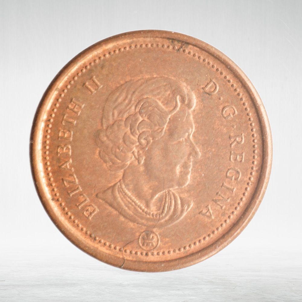 Canada, 1 Cent, 2009 – Elizabeth II (Fourth Portrait), AU
