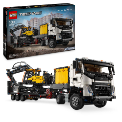 Конструктор LEGO Technic Volvo FMX 42175 и электрический экскаватор EC230 — фото 1