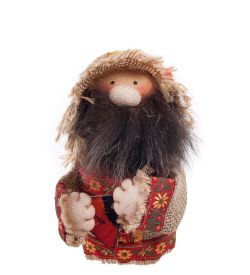 Народные промыслы ТК-719 Матрешка-шкатулка «Кузьмич с балалайкой» мал.