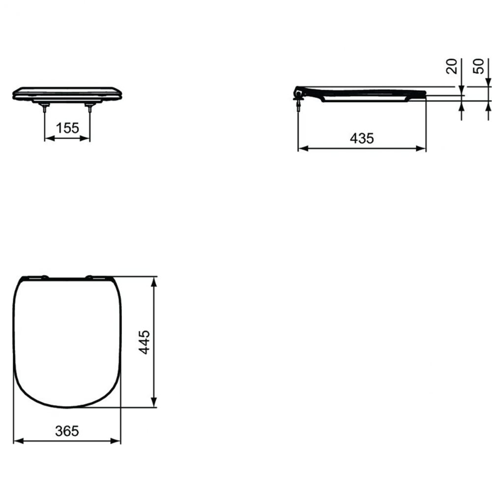 Промо-комплект Ideal standard ProSys Tesi Smartflush AquaBlade®