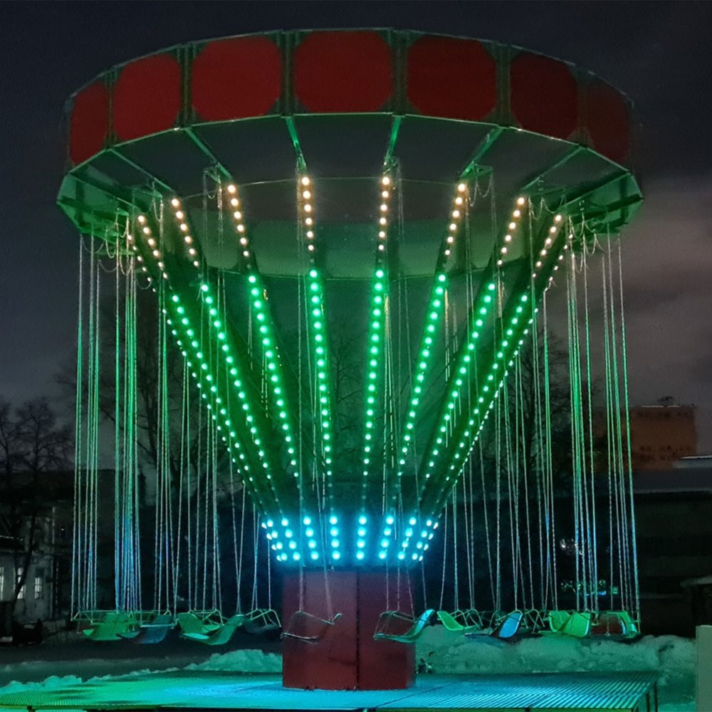 Цепочная карусель «Крона», стационарная высота 8 метров