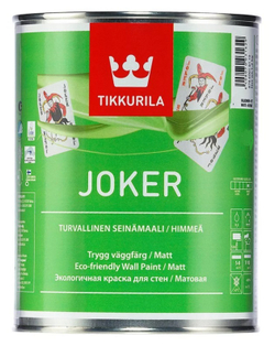 TIKKURILA Joker краска акрил. матовая база C 9 л