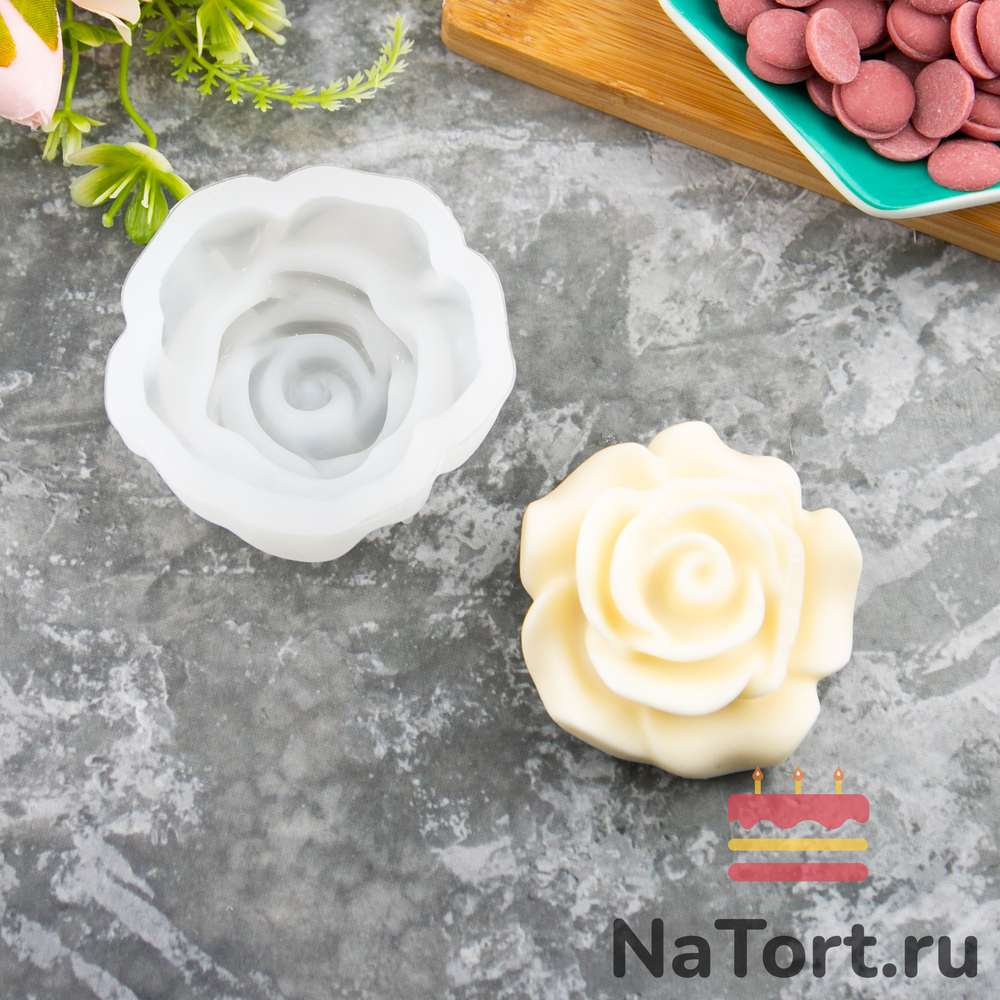 Силиконовый молд 3D «Цветок #6»