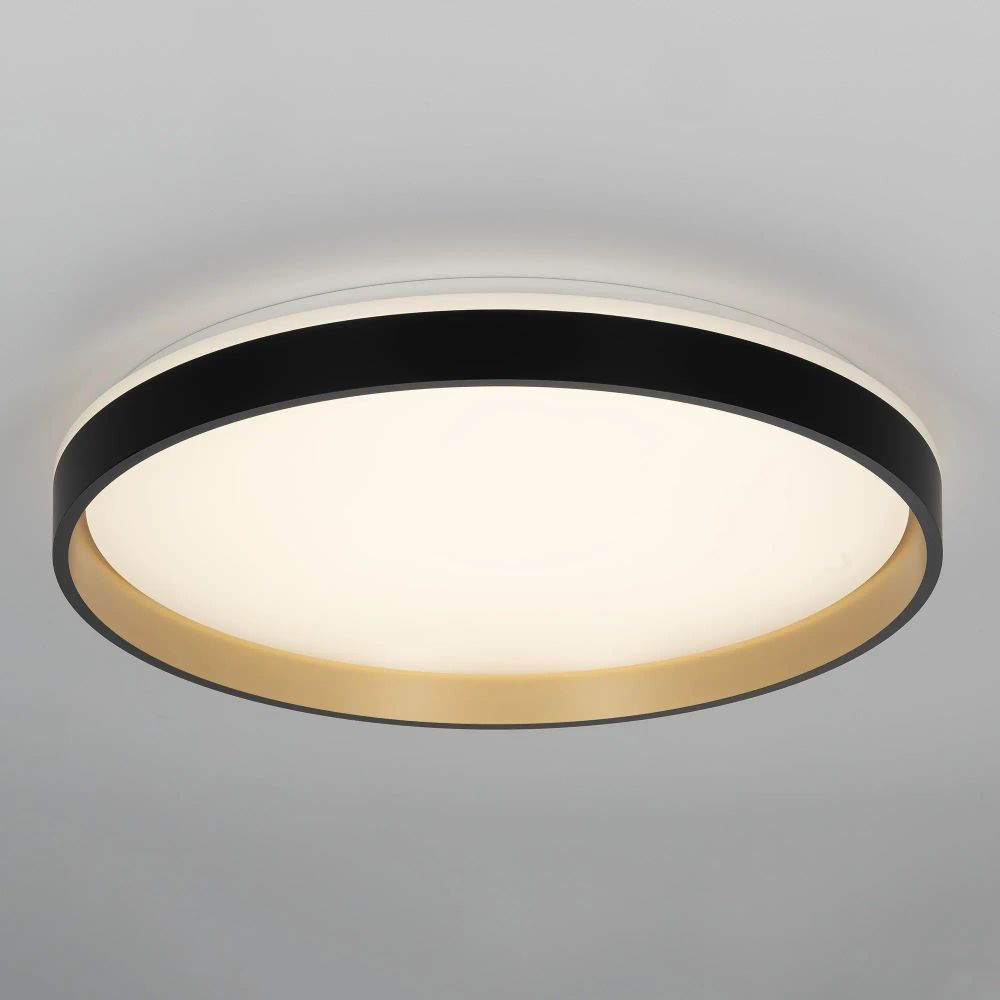 Citilux ENZO CL753511G LED RGB Светильник с пультом Черный + Золото