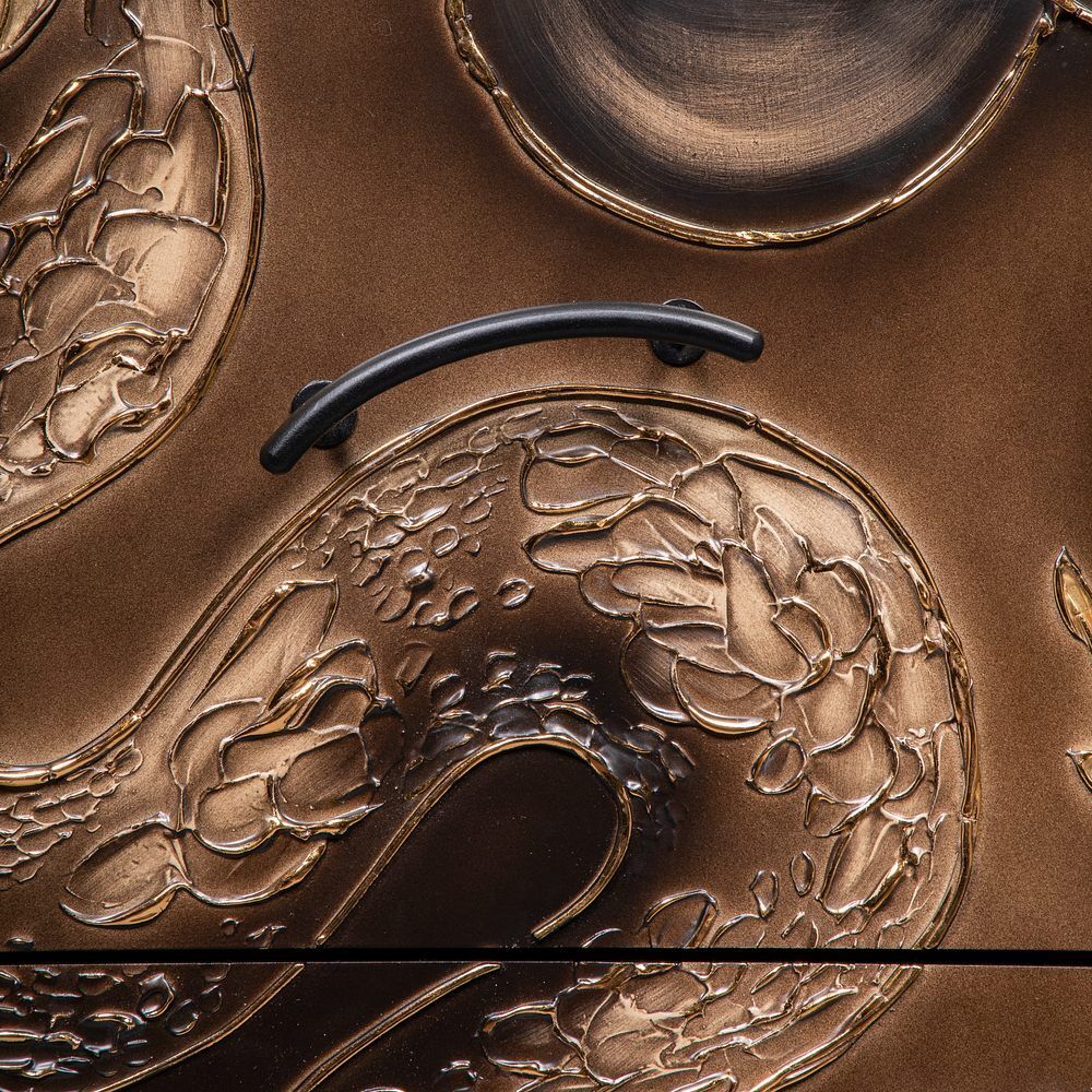 Комод Яблоко Евы с 3 ящиками Айвори