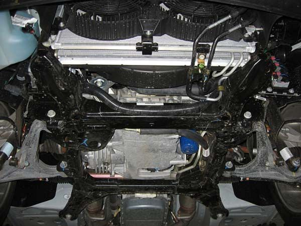 Защита картера и КПП Sheriff для Cadillac STS I 2004-2011 арт.04.0886