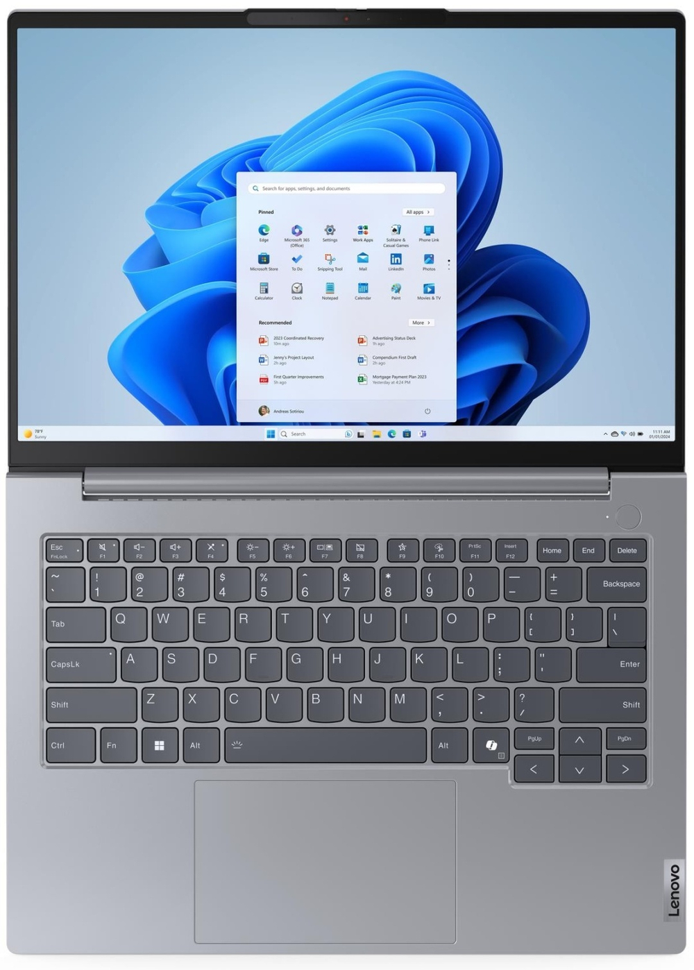 Ноутбук Lenovo ThinkBook 14 G7 ARP 14&#34; / 16 Гб / SSD 512 Гб / Без ОС / 21MV001ARU
