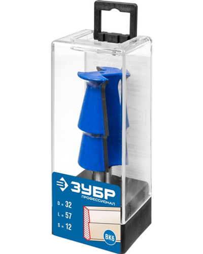 ЗУБР 32 x 57 мм, фреза кромочная калевочная №10, Профессионал (28721-32)