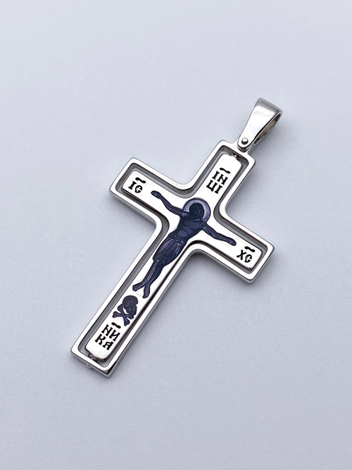 Крест из серебра/С подвижным ухом